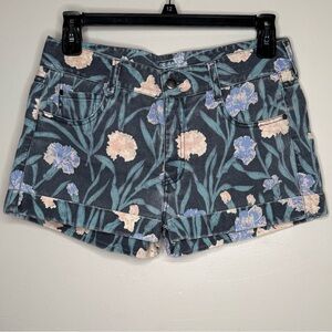 Floral Denim Women’s Shorts